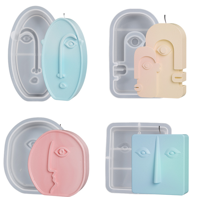 Resin Craft Ideas - Nordic Design Silicone Candle Mold Handmade