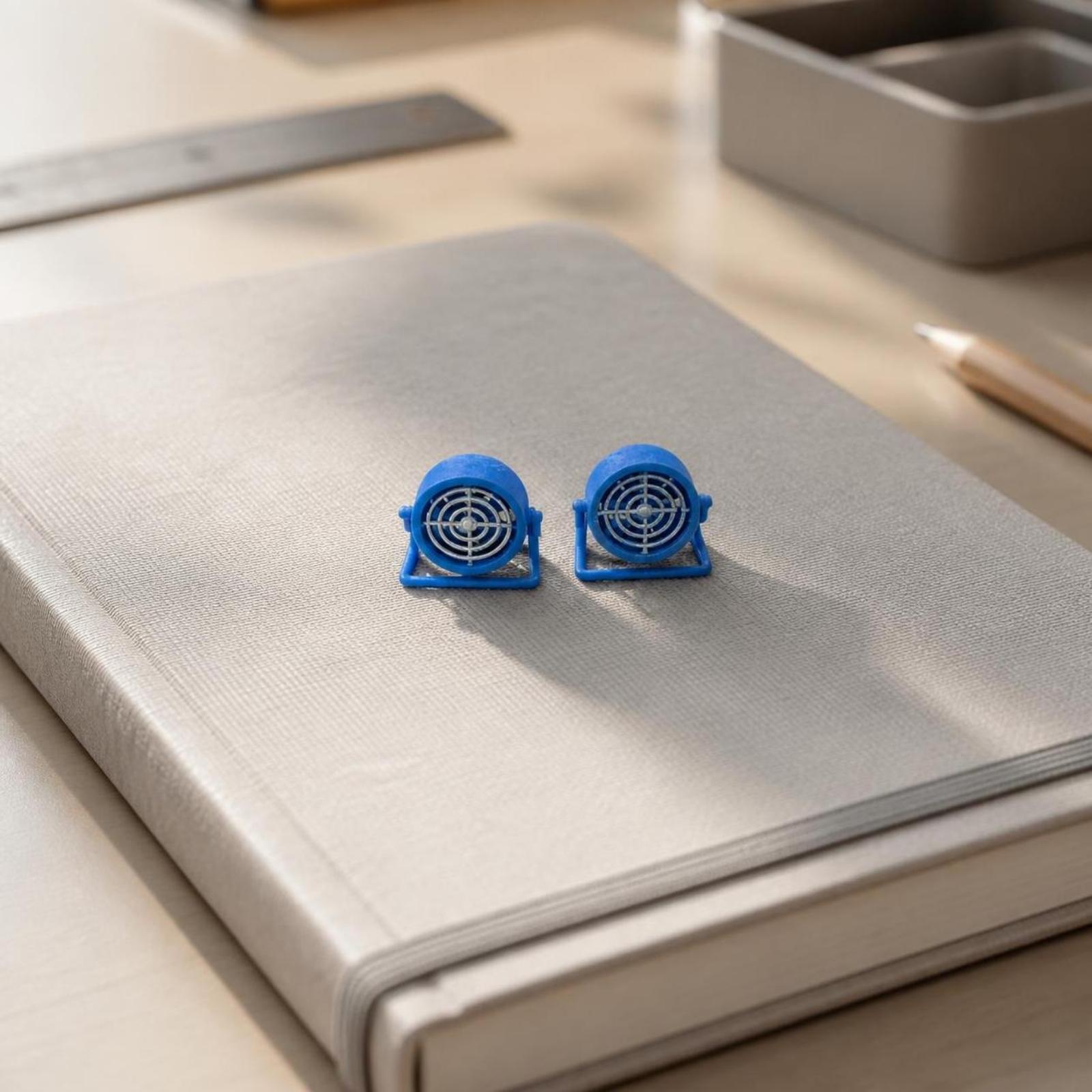 Resin Craft Workshop - Detailed Miniature Fan Figurine for Dollhouse