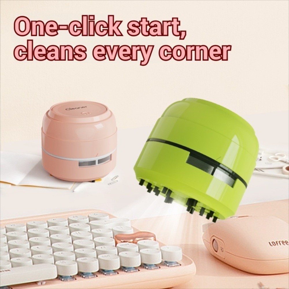 Vacuum Chamber Small - Low Noise Wireless Mini Desk Cleaner