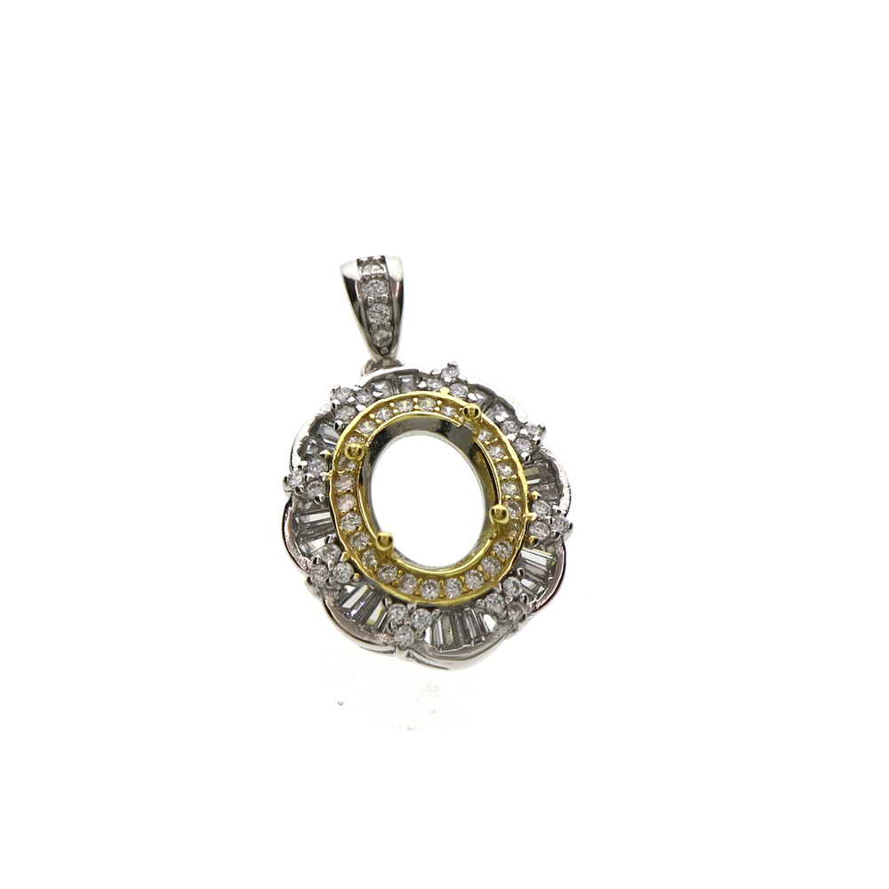 Multiple Size Oval Bezel Gold  - Bezels Set Pendant review and price