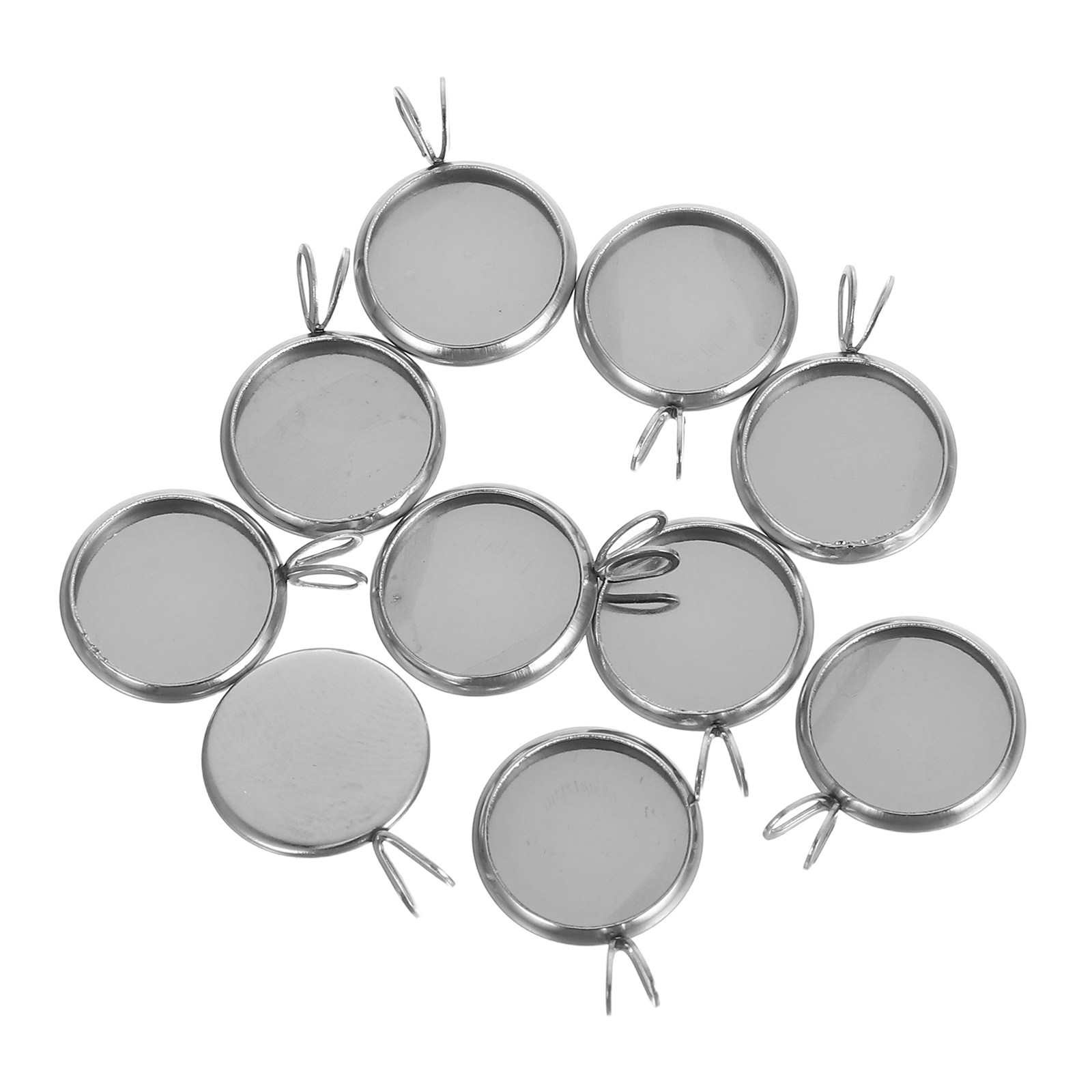 10Pcs 12Mm Round Pendant Tray  - Resin Crafts Diy review and price