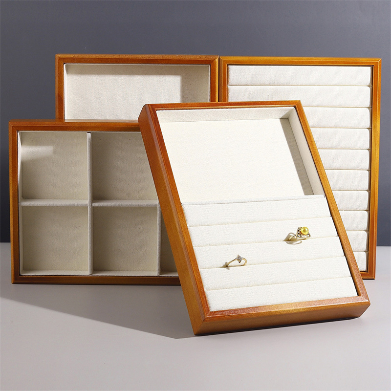 Vintage Jewelry Display Tray M - Wood Ring Blank review and price