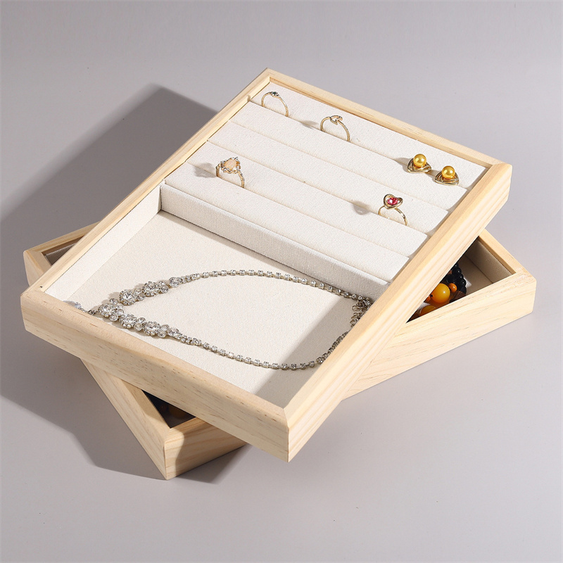 Vintage Jewelry Display Tray M - Wood Ring Blank review and price