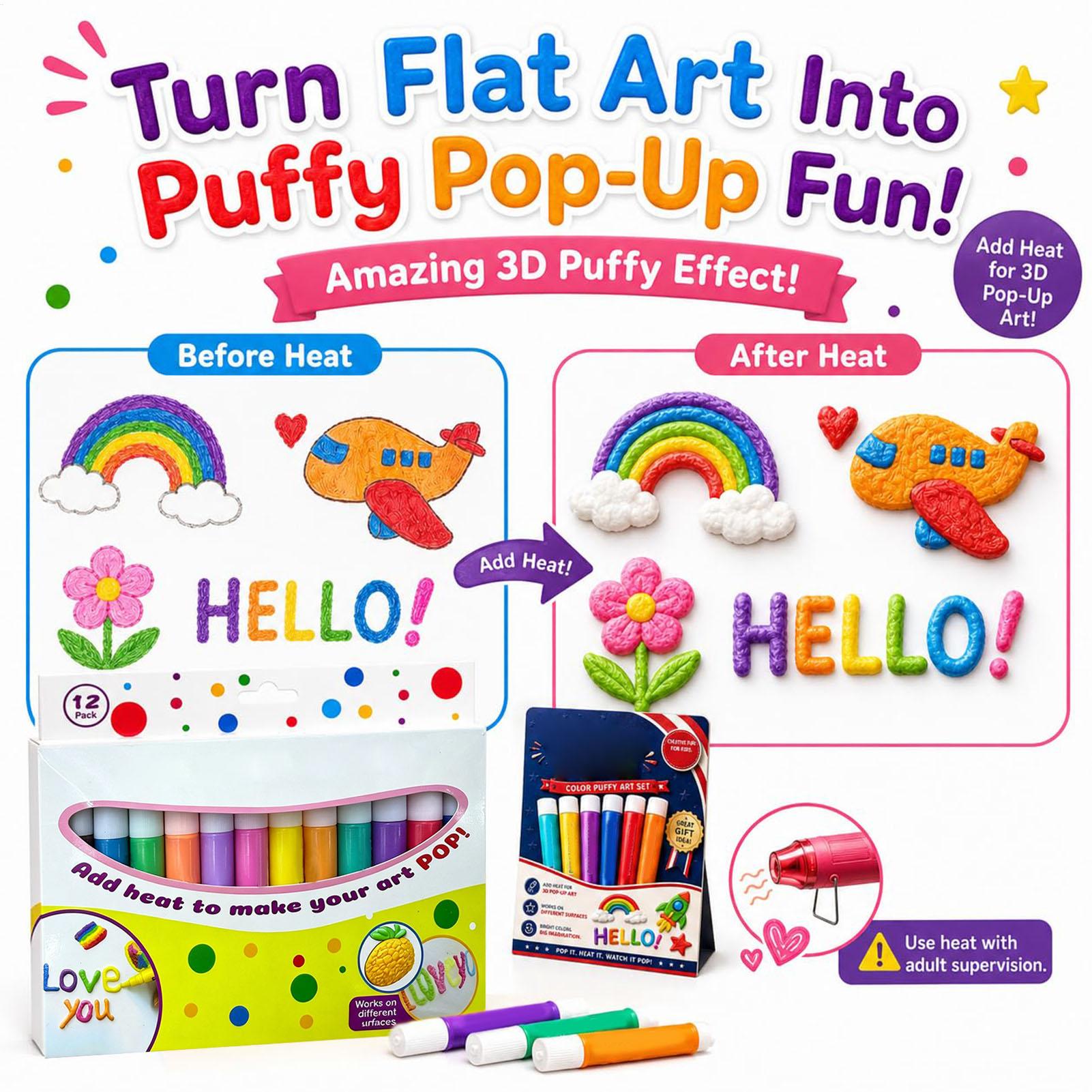 3D Bubble Pen Set Colorful Han - Copic Marker Sketch review and price