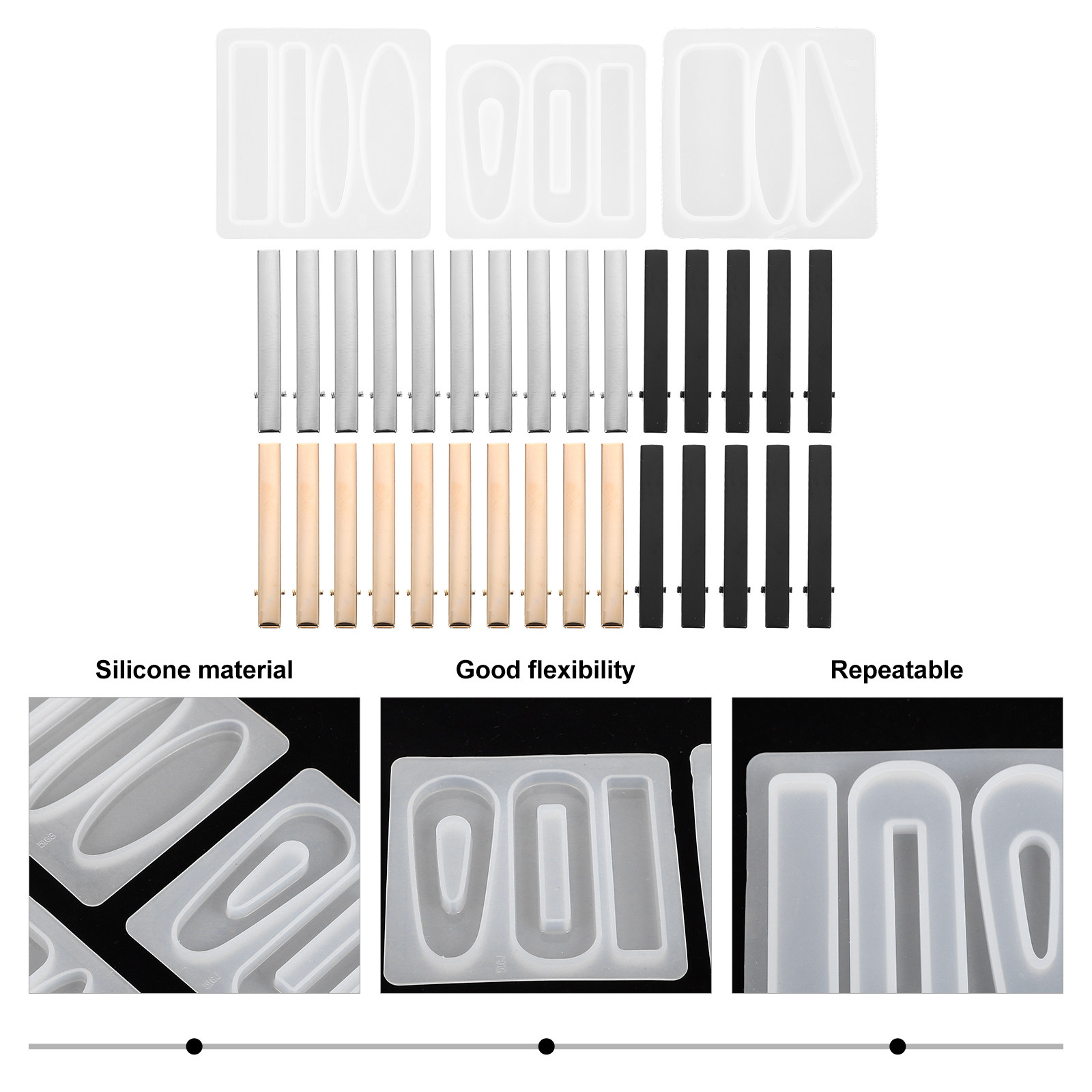 1Set Flexible Silicone Molds f - Resin Crafts Diy review and price