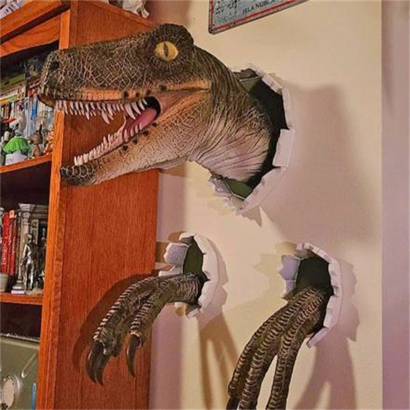 Dinosaur Ornaments Broken Wall - Resin Craft Ideas review and price
