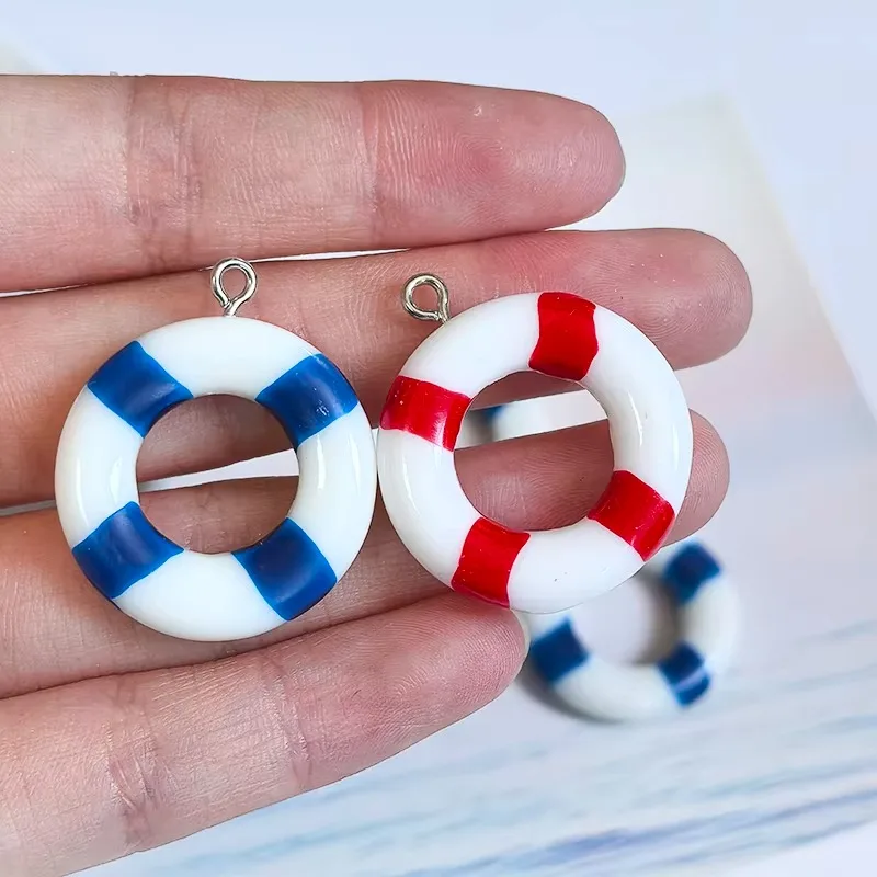 10Pcs Miniature Life Buoy Swim - Resin Crafts Diy review and price
