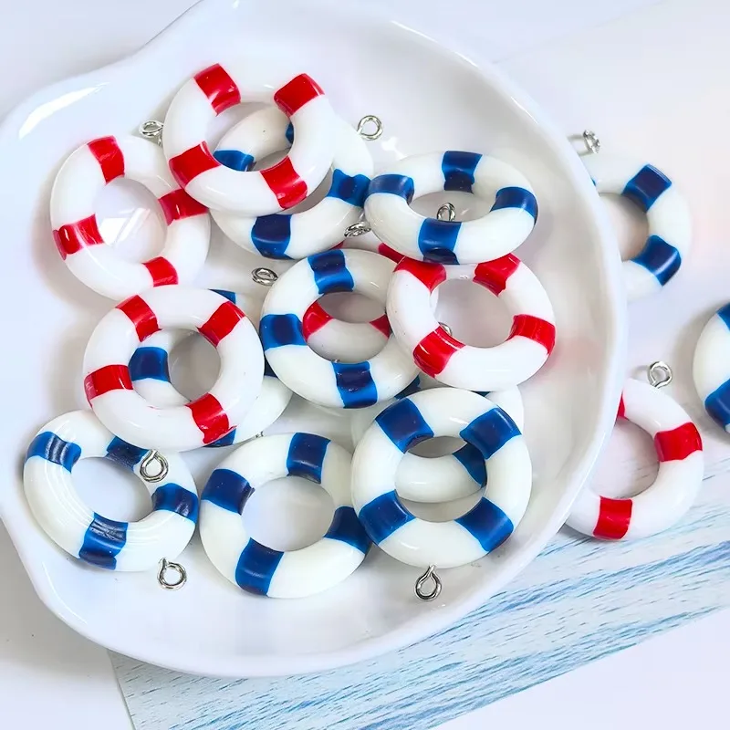 10Pcs Miniature Life Buoy Swim - Resin Crafts Diy review and price