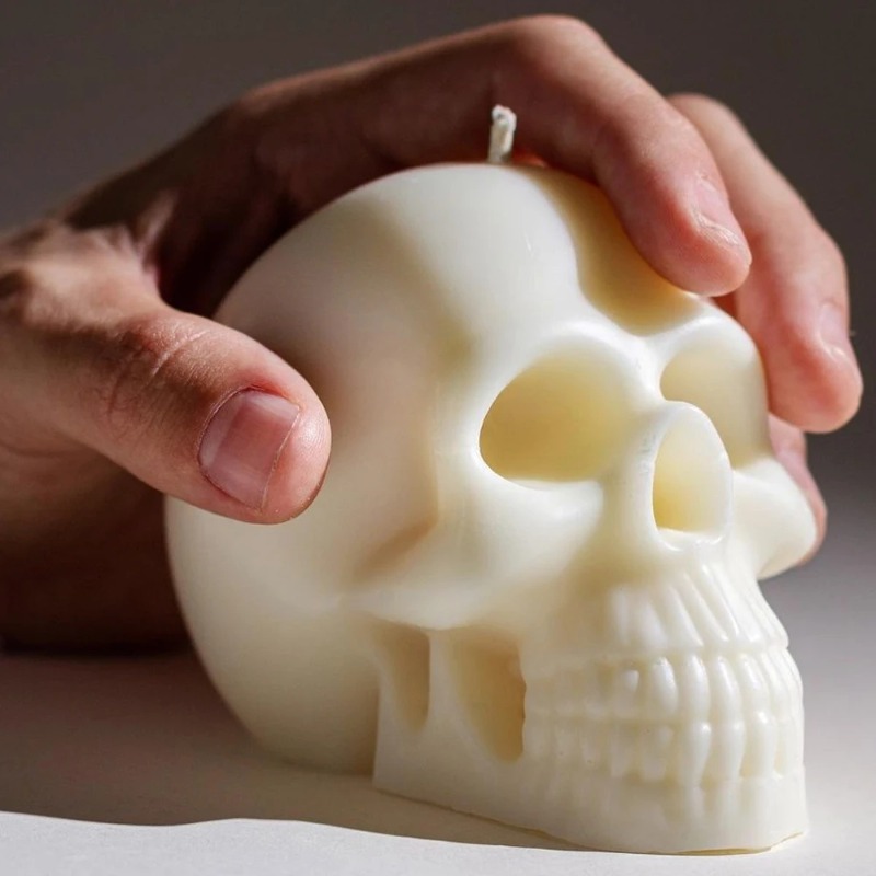 3D Skull Silicone Candle Molds - Resin Craft Ideas review and price