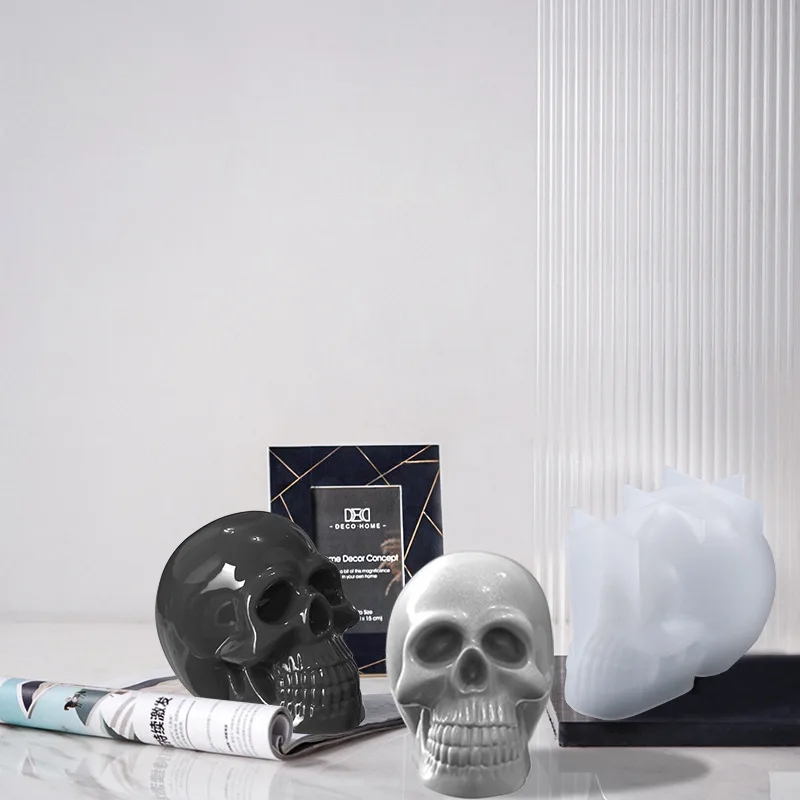 3D Skull Silicone Candle Molds - Resin Craft Ideas review and price